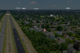 Nearby