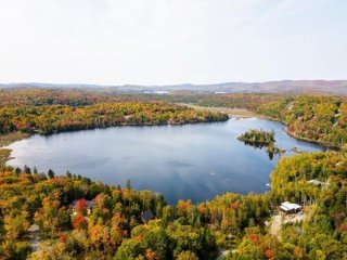 Accès au plan d'eau