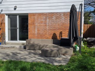 Back facade
