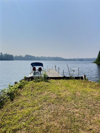 Accès au plan d'eau