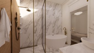 Salle de bains attenante à la CCP