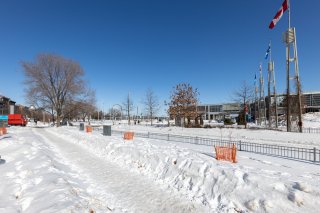 Nearby