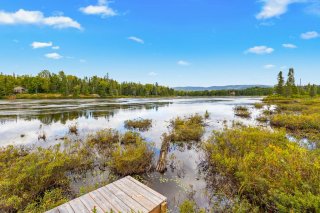 Accès au plan d'eau