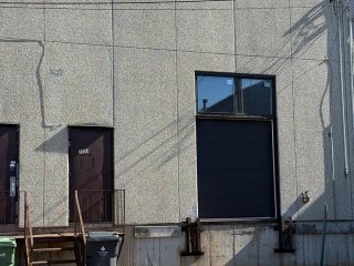 Back facade
