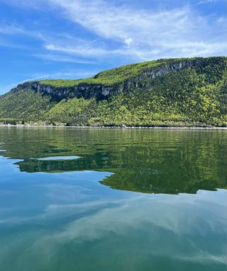 Accès au plan d'eau