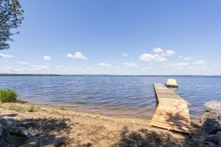 Accès au plan d'eau