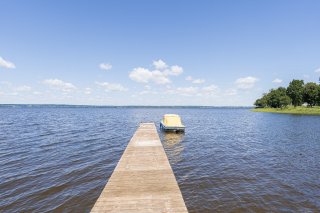 Accès au plan d'eau