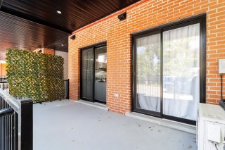 Back facade