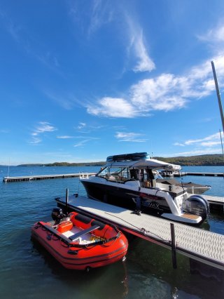 Accès au plan d'eau