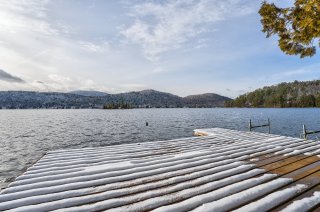 Accès au plan d'eau