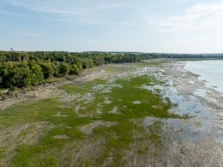 Accès au plan d'eau